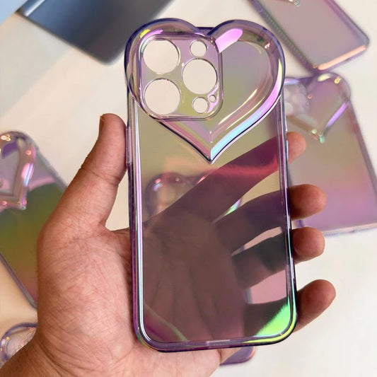 Holographic Heart Case