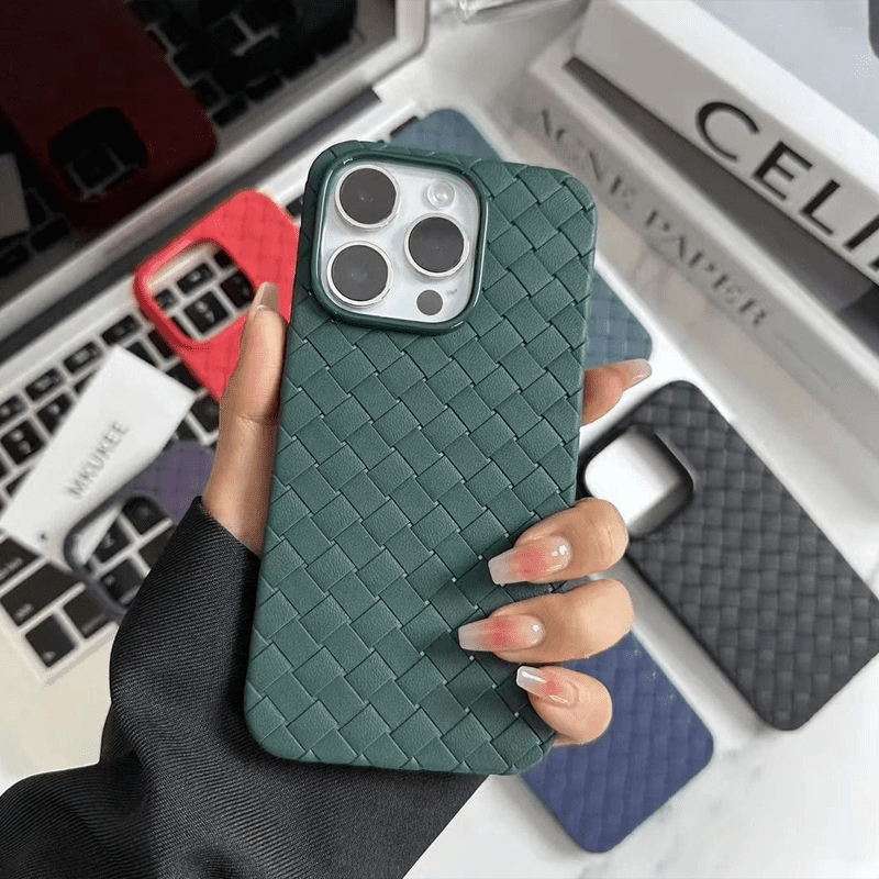 iPhone Braided Woven Silicone Case