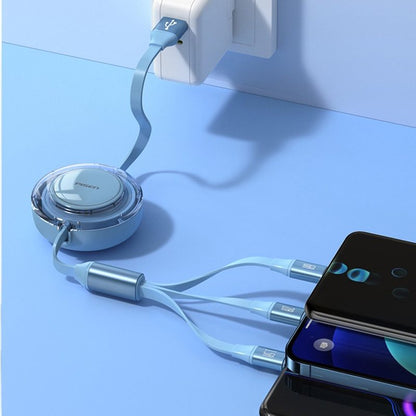 Pisen 3 In 1 Stretchable USB Charging Cable